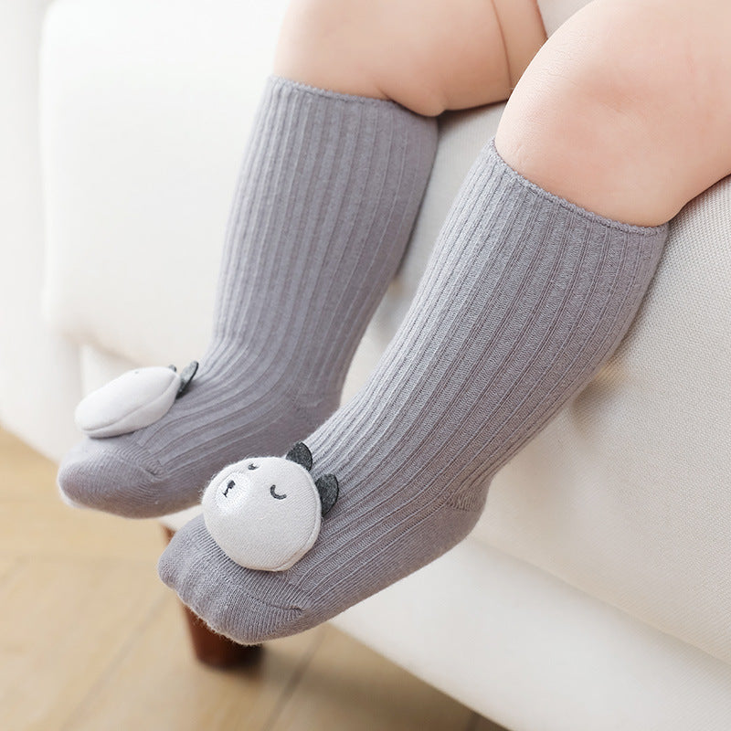 20 years of autumn and winter new baby socks loose mouth boneless baby socks baby floor socks non-slip cartoon socks