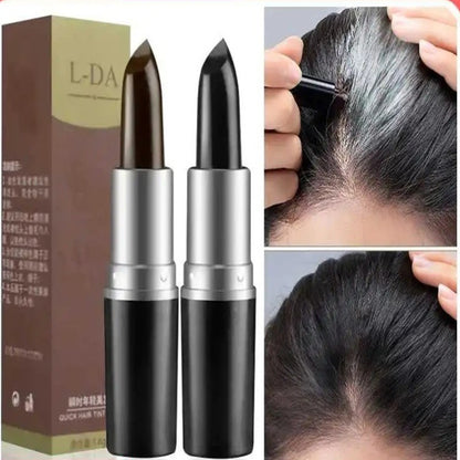 L-DA Liangda Hairdressing Pen Disposable Hair Dye Pen Temporary Hair Dye Stick Lipstick Hair Dye Black Brown