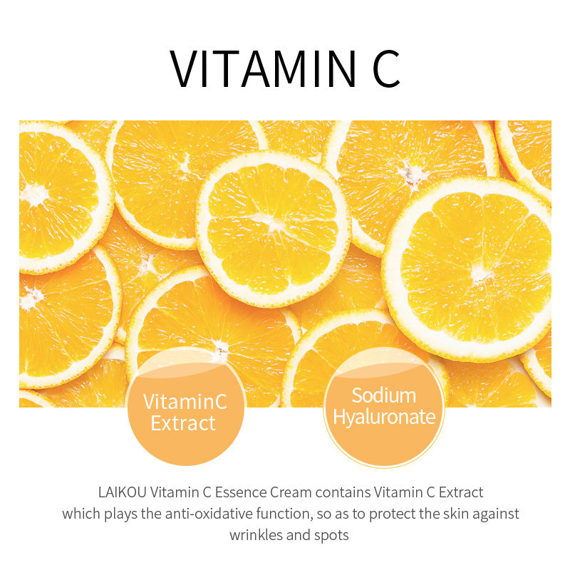 Lacco Vitamin C Essence Cream 25g Moisturizing and Moisturizing Skin Care Products English Packaging Cross-border Supply